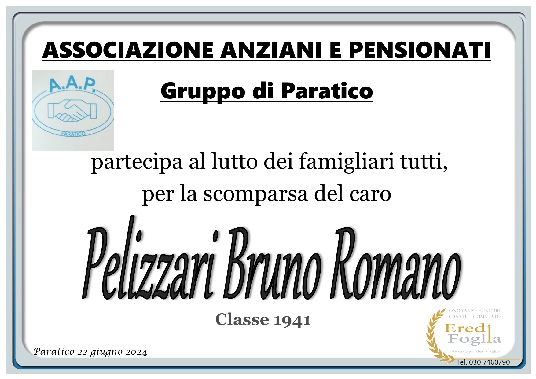 Pelizzari Bruno Romano